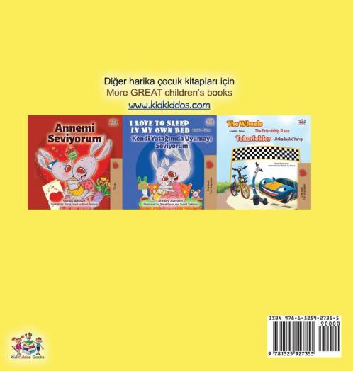 I Love to Eat Fruits and Vegetables (Turkish English Bilingual Book for Kids)