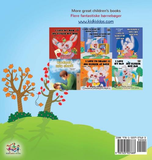 I Love Autumn (English Danish Bilingual Book for Kids)