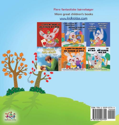 I Love Autumn (Danish English Bilingual Children's Book)