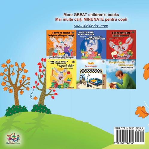 I Love Autumn (English Romanian Bilingual Book for Children)