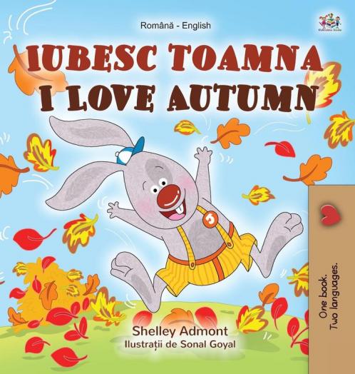 I Love Autumn (Romanian English Bilingual Book for Kids)