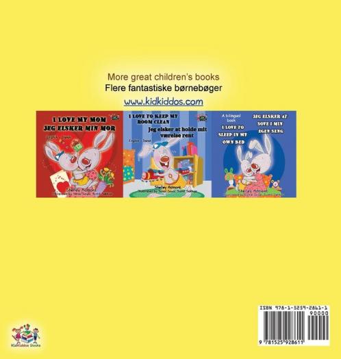 I Love to Eat Fruits and Vegetables (English Danish Bilingual Book for Kids)