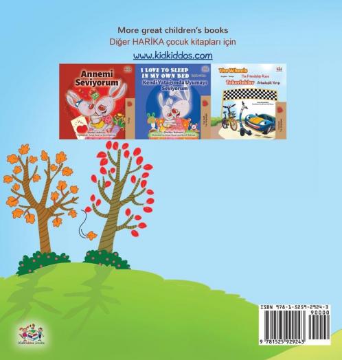 I Love Autumn (English Turkish Bilingual Book for Kids)