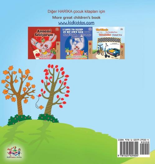 I Love Autumn (Turkish English Bilingual Book for Kids)