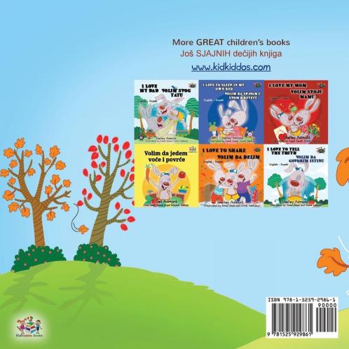 I Love Autumn (English Serbian Bilingual Book for Kids -  Latin alphabet)
