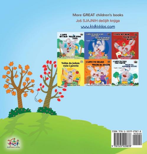 I Love Autumn (English Serbian Bilingual Book for Kids -  Latin alphabet)
