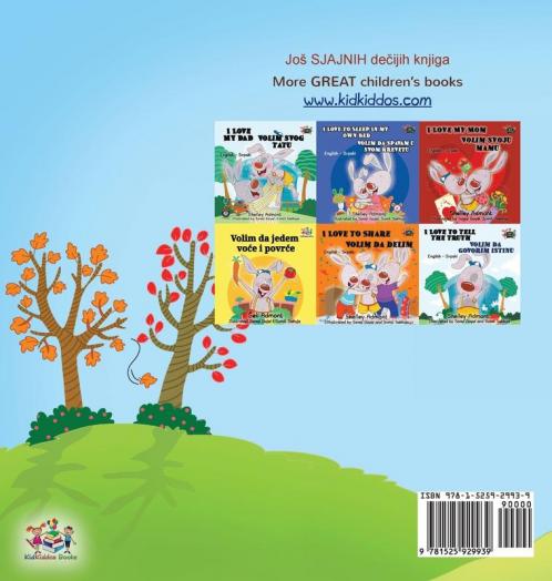 I Love Autumn (Serbian English Bilingual Children's Book -  Latin alphabet)