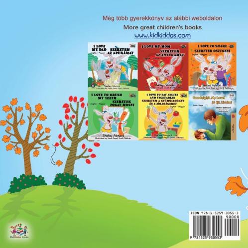 I Love Autumn (Hungarian English Bilingual Book for Kids)