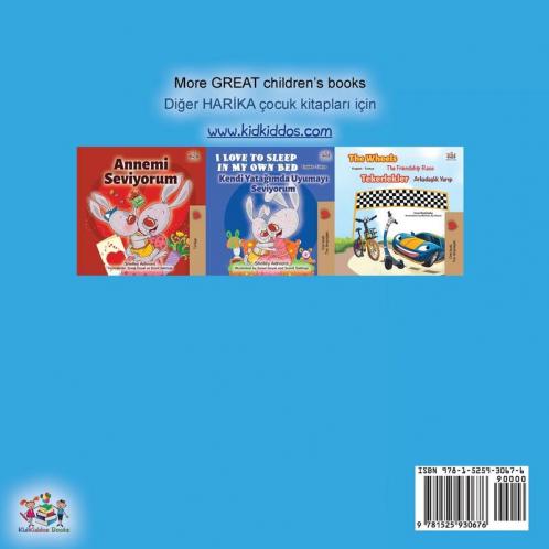 I Love to Keep My Room Clean (English Turkish Bilingual Children's Book)