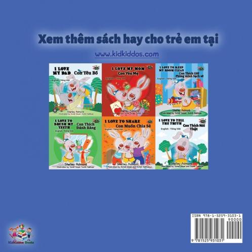 I Love to Sleep in My Own Bed (Vietnamese Children's Book)