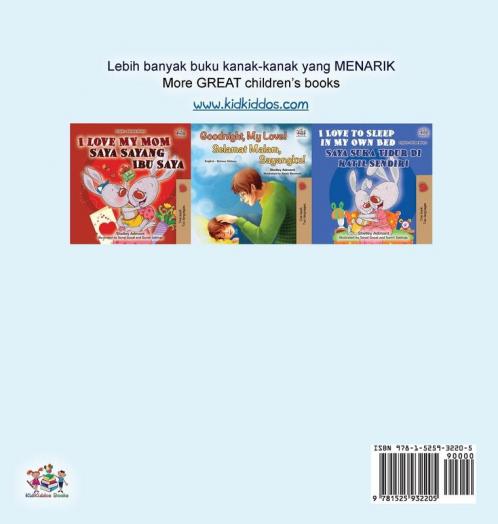 I Love My Dad (Malay English Bilingual Children's Book)
