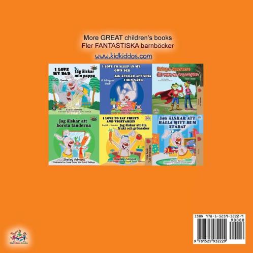 I Love to Share (English Swedish Bilingual Book for Kids)