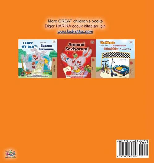 I Love to Share (English Turkish Bilingual Book for Kids)