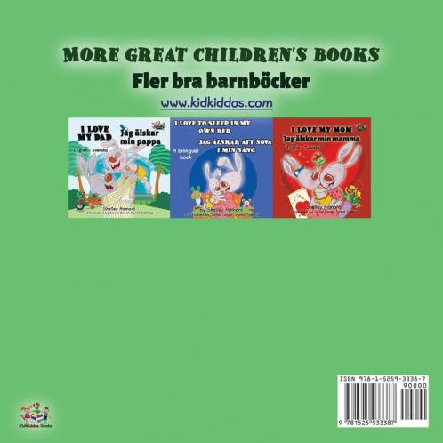 I Love to Brush My Teeth (English Swedish Bilingual Book for Kids)