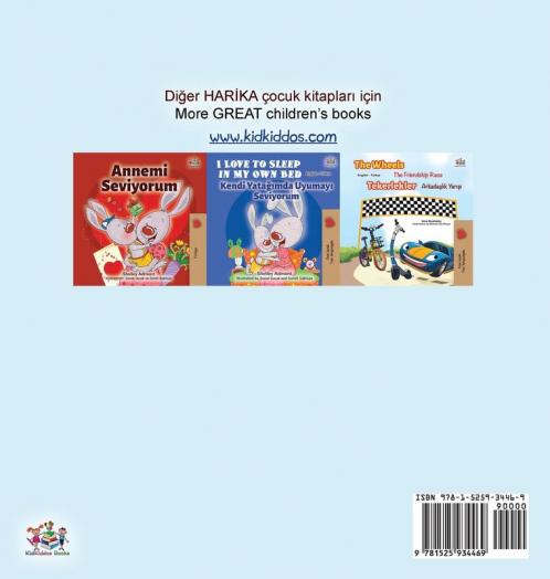 I Love to Help (Turkish English Bilingual Children's Book)