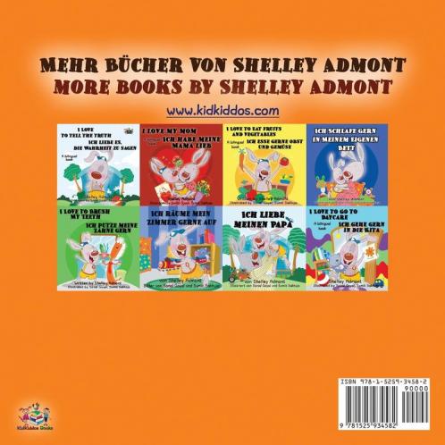 I Love to Share (German English Bilingual Book for Kids)