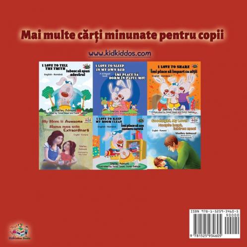 I Love My Mom (Romanian Book for Kids)