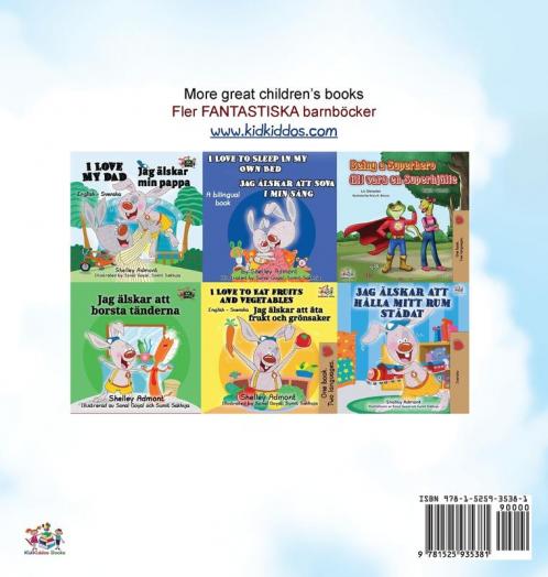 The Wheels -The Friendship Race (English Swedish Bilingual Book for Kids)