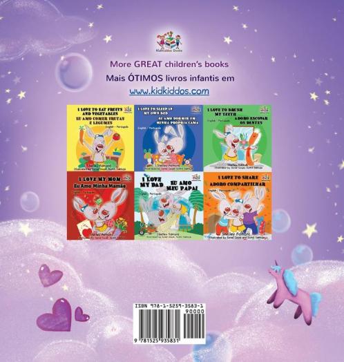 Sweet Dreams My Love  (English Portuguese Bilingual Book for Kids -Brazil)