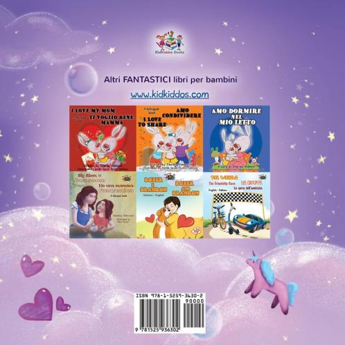 Sweet Dreams My Love (Italian Children's Book)
