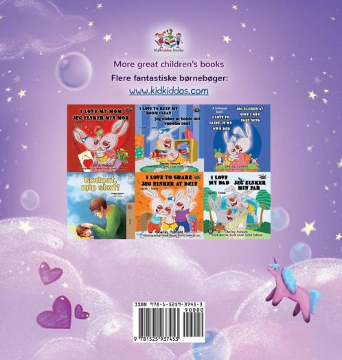 Sweet Dreams My Love (English Danish Bilingual Book for Kids)