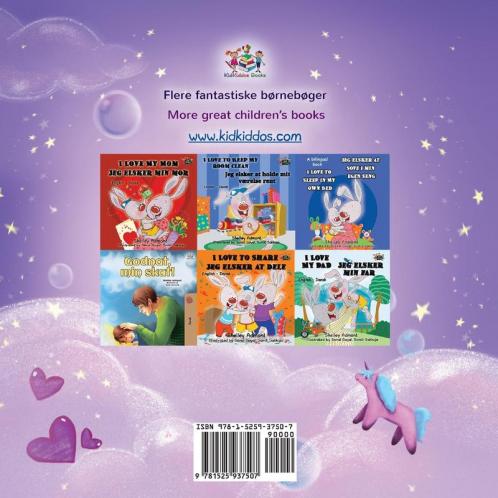 Sweet Dreams My Love (Danish English Bilingual Children's Book)