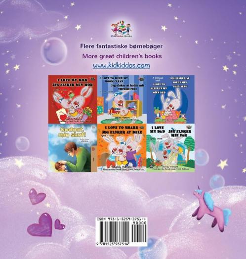 Sweet Dreams My Love (Danish English Bilingual Children's Book)