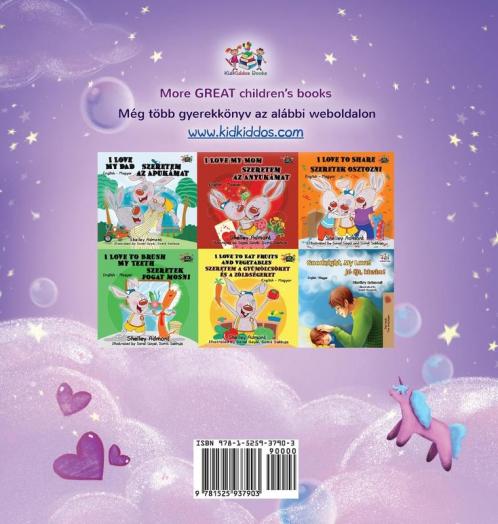 Sweet Dreams My Love (English Hungarian Bilingual Book for Kids)