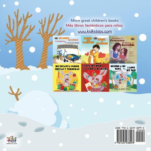 I Love Winter (English Spanish Bilingual Book for Kids)