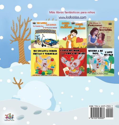 I Love Winter (Spanish Children's Book)