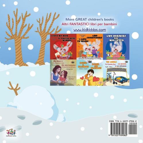 I Love Winter (English Italian Bilingual Children's Book)
