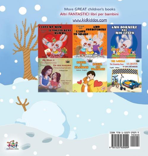 I Love Winter (English Italian Bilingual Children's Book)