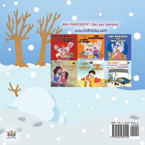 I Love Winter (Italian Book for Kids)
