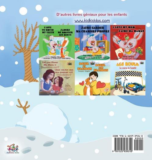 I Love Winter (French Children's Book)