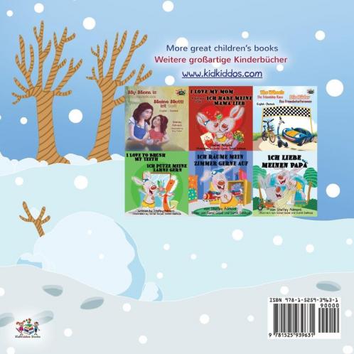 I Love Winter (English German Bilingual Children's Book)