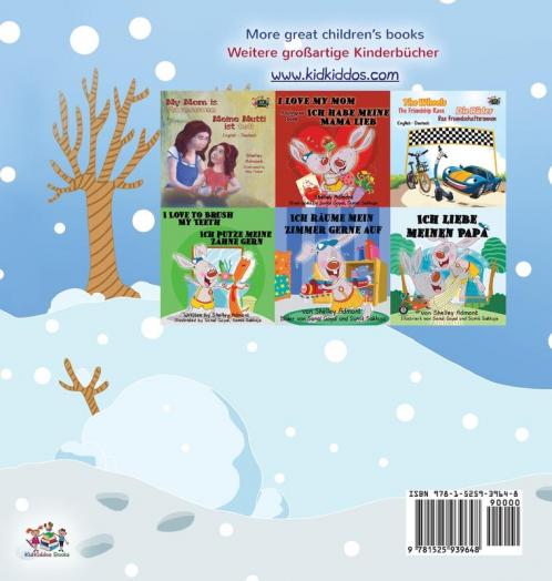 I Love Winter (English German Bilingual Children's Book)