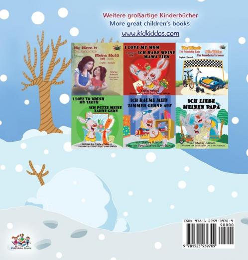 I Love Winter (German English Bilingual Book for Kids)