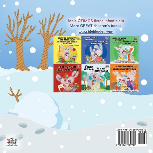 I Love Winter (Portuguese English Bilingual Book for Kids -Brazilian)