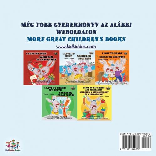 I Love My Dad (Hungarian English Bilingual Book for Kids)