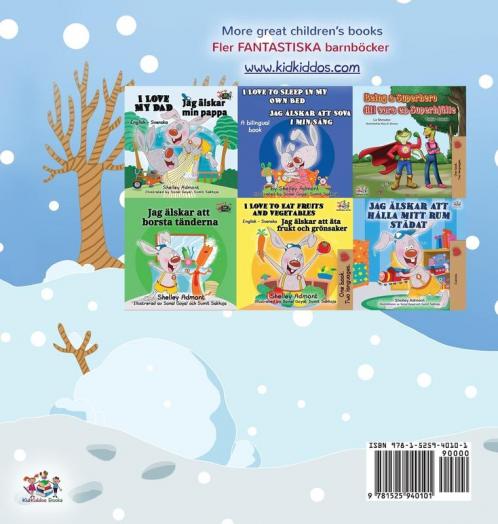 I Love Winter (English Swedish Bilingual Children's Book)