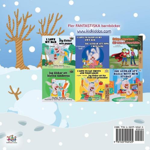 I Love Winter (Swedish Book for Kids)