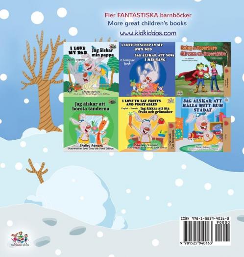 I Love Winter (Swedish English Bilingual Book for Kids)