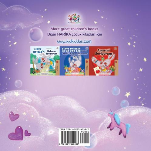 Sweet Dreams My Love (English Turkish Bilingual Book for Kids)