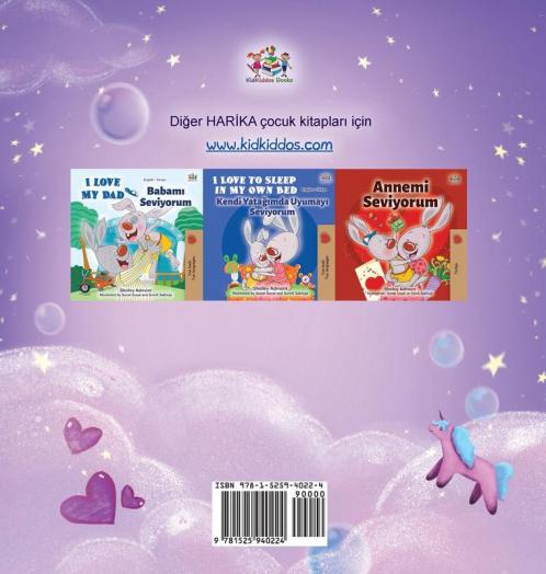 Sweet Dreams My Love (Turkish Children's Book)