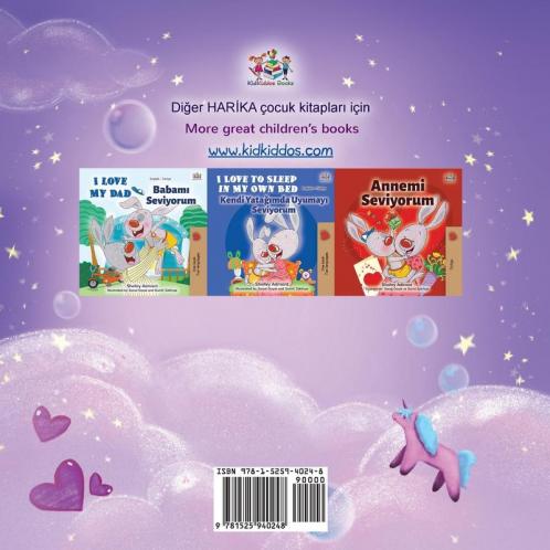 Sweet Dreams My Love (Turkish English Bilingual Children's Book)
