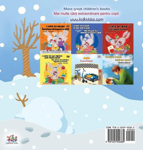 I Love Winter (English Romanian Bilingual Book for Kids)