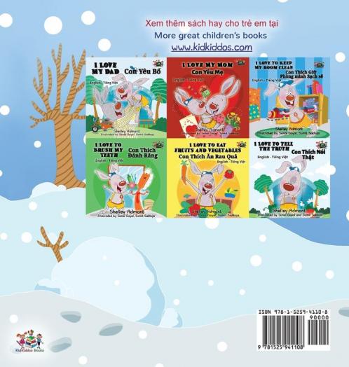I Love Winter (Vietnamese English Bilingual Children's Book)