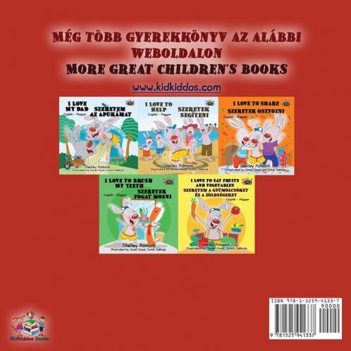 I Love My Mom (Hungarian English Bilingual Book for Kids)