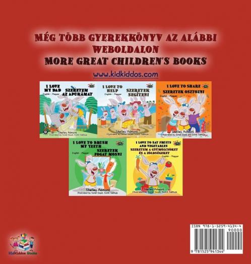 I Love My Mom (Hungarian English Bilingual Book for Kids)