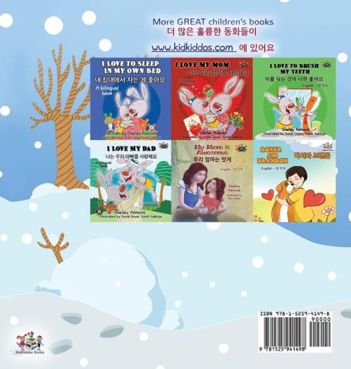 I Love Winter (English Korean Bilingual Book for Kids)